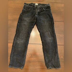 J. Crew Dark Gray Straight Fit Cords 32 x 30.